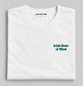 Irish State of Mind signature white graphic T-shirt