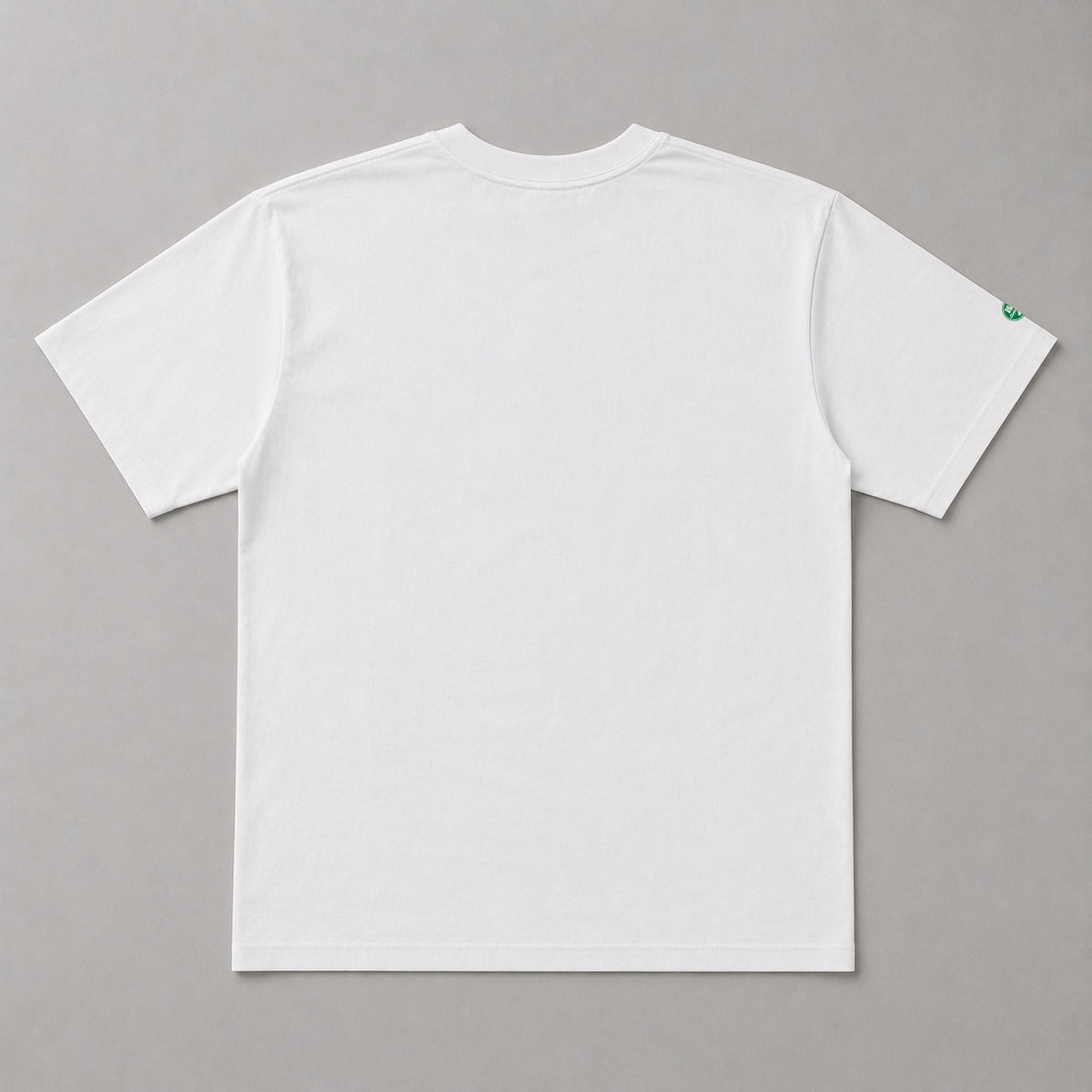 Decolonise Ireland white graphic T-shirt showing the back design